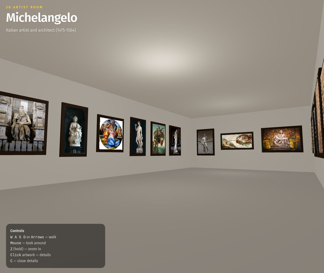 European Art 3D View